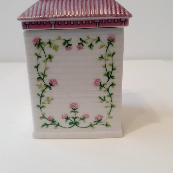 The Lenox Spice Village 1989 Porcelain House Jar Thyme Vintage Replacement - Picture 13 of 15